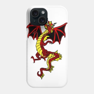 Red and Yellow Dragon Phone Case