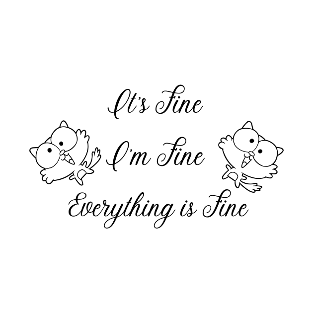 It's Fine I'm Fine Everything's Fine Shirt, Registered Nurse Cat T-Shirt, Registered Nurse Shirt, RN Shirts,School Nurse Shirt,Nursing Shirt by solo4design