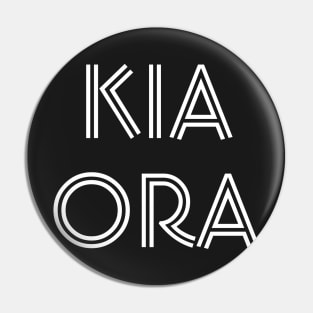 Kia Ora Aotearoa NZ Pin