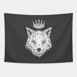 WHITE WOLF KING 1 ink Tapestry