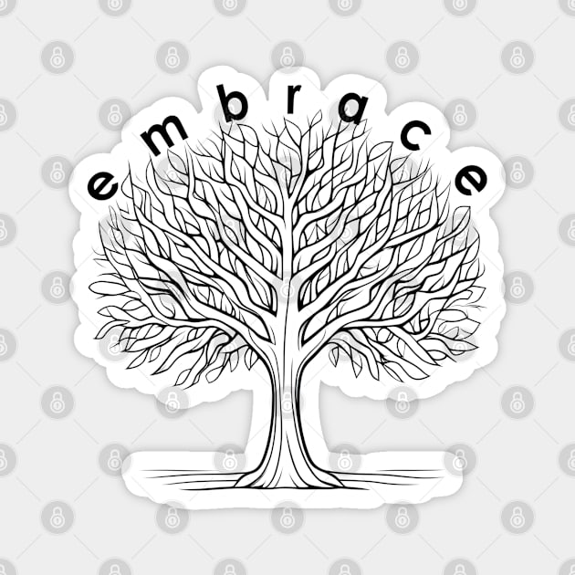 Embrace Tree Of Life Magnet by Angelic Gangster