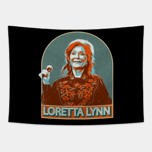 Loretta Lynn - retro Tapestry