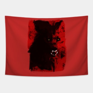 Howling Werewolf T-Shirt Tapestry