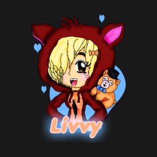 Livdaneix | Livvy| FNAF T-Shirt