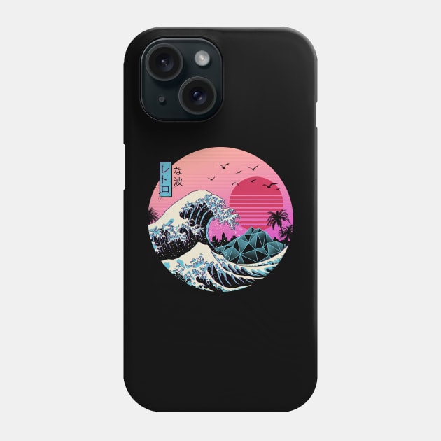 The Great Retro Wave Phone Case by Vincent Trinidad Art