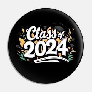 Class of 2024 with Graduation Cap Pin