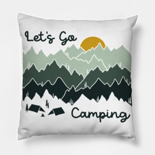 Let's Go Camping - © Graphic Love Shop Pillow