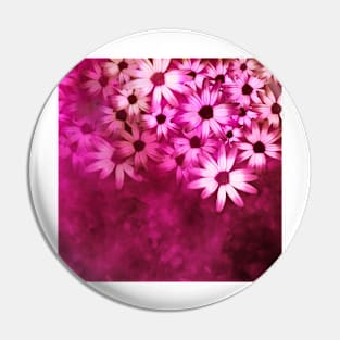 Pretty Pink Flower Art Pin