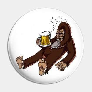 Bigfoot Beer Party Pin