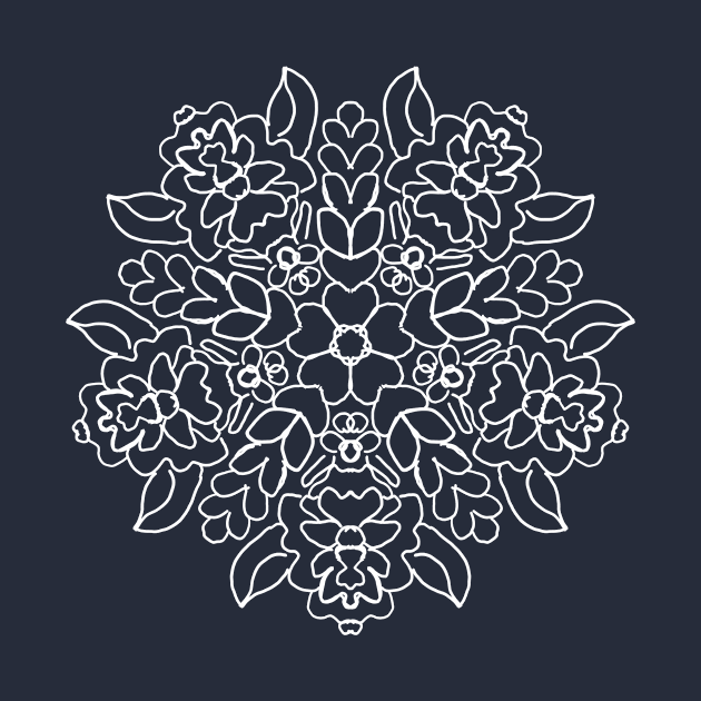 white mandala by ylleloog