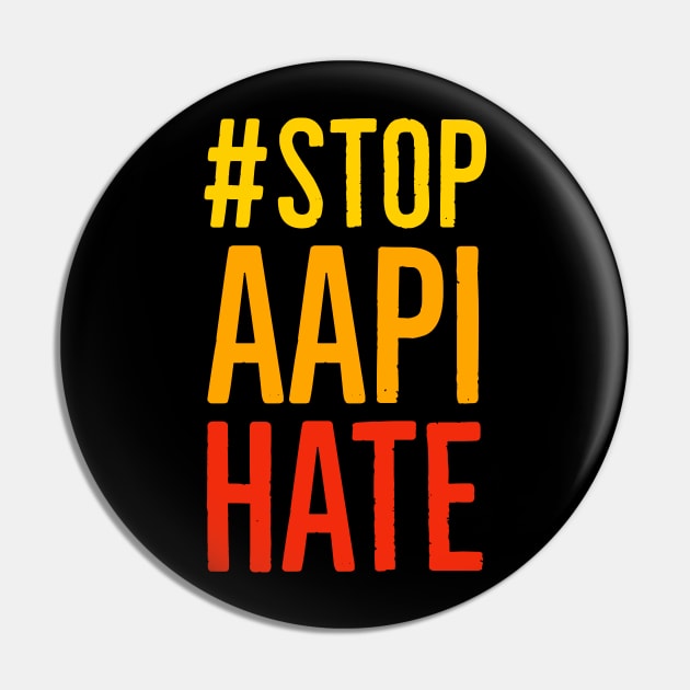 Stop AAPI Hate Pin by Suzhi Q