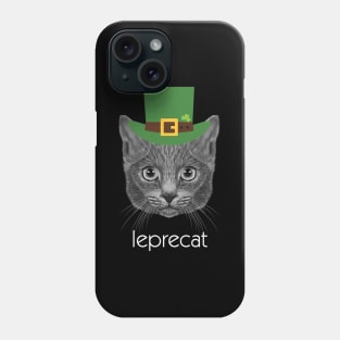 Leprechaun Cat St Patricks Day Phone Case