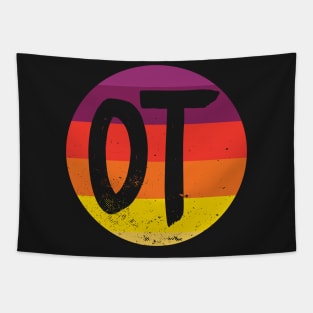 OT Occupational Therapy Therapist Month Gift design Tapestry