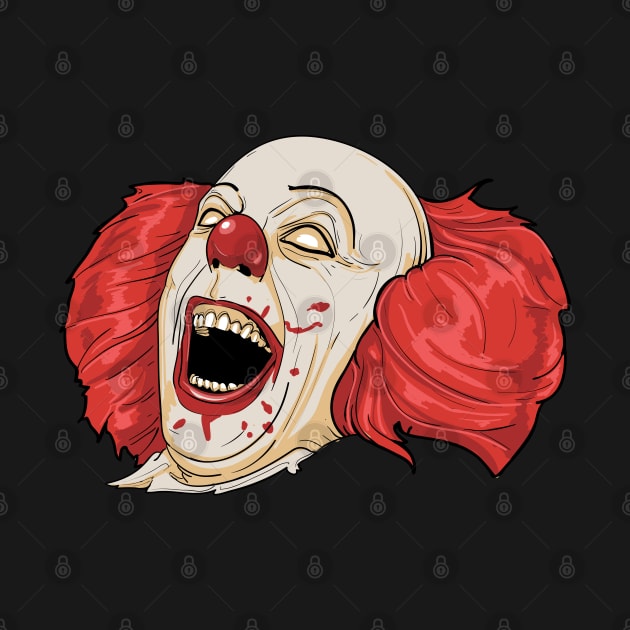 Insane Clown Laughing by MonkeyBusiness