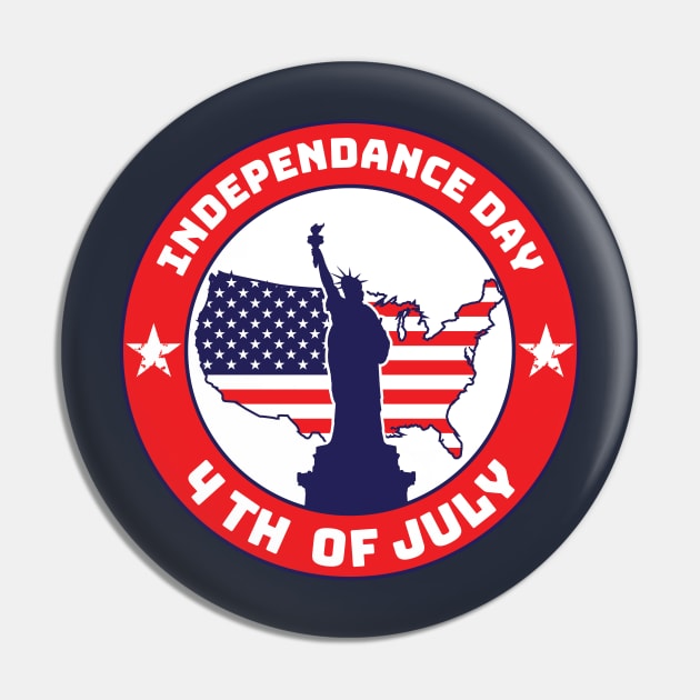 Independance Day Pin by DJOU