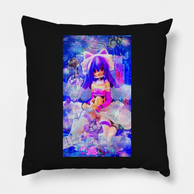 Angel (without) A Shotgun Pillow by PC98