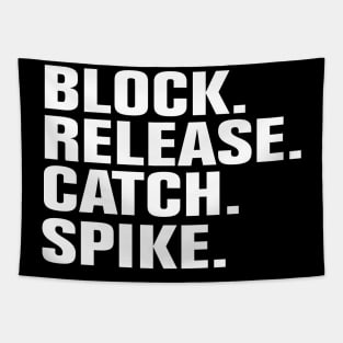 Block Release Catch Spike Tapestry