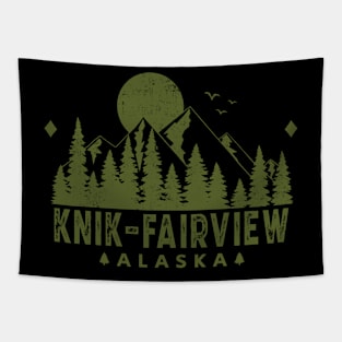 Knik-Fairview Alaska Mountain Souvenir Tapestry