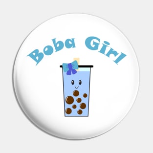 Boba Girl in Blue Pin