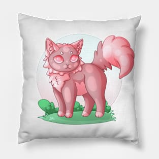 Pink cat Pillow