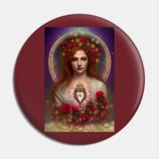 Mary Sacred Heart Pin