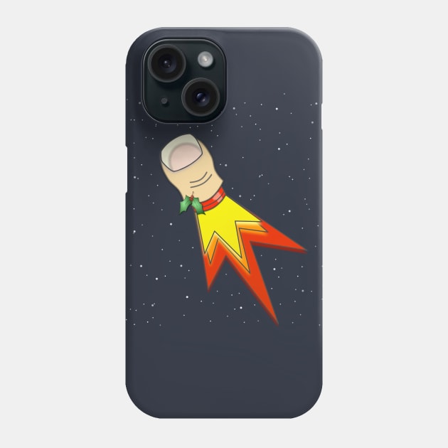 Ugly Christmas Missile Toe Phone Case by rayraynoire