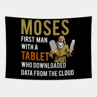 Jewish Passover Moses Tablet Data Cloud Computing Tapestry