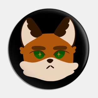 Autumn fox with sparkly eyes Pin