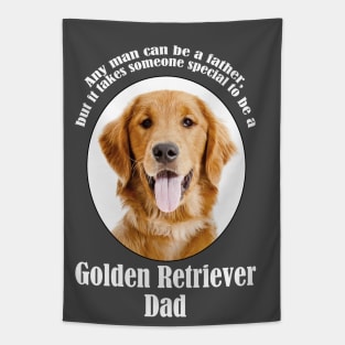 Golden Retriever Dad Tapestry