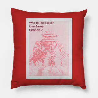 WITM Coincidentally Red China Pillow