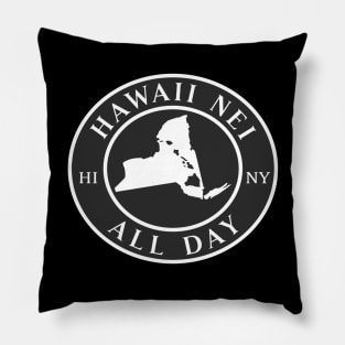 Roots Hawaii and New York by Hawaii Nei All Day Pillow