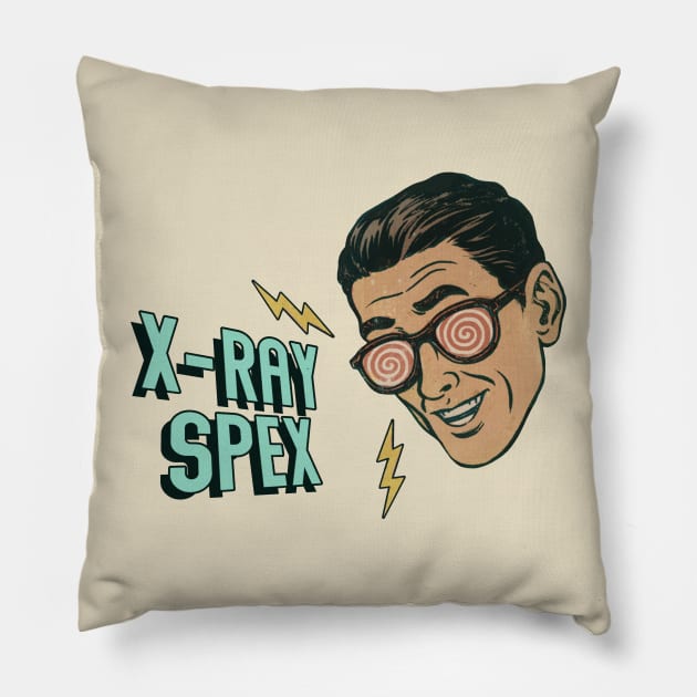 X Ray Spex Pillow by darklordpug