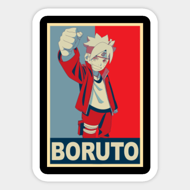 Boruto Poster Boruto Sticker Teepublic