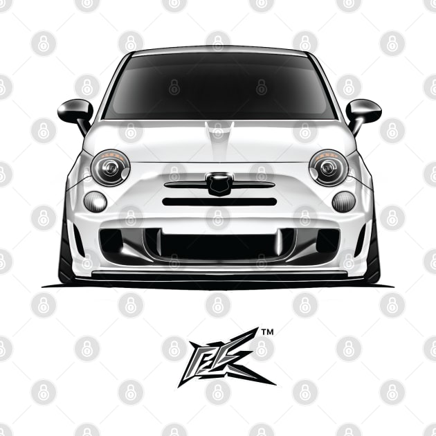 abarth 500 essesse white by naquash