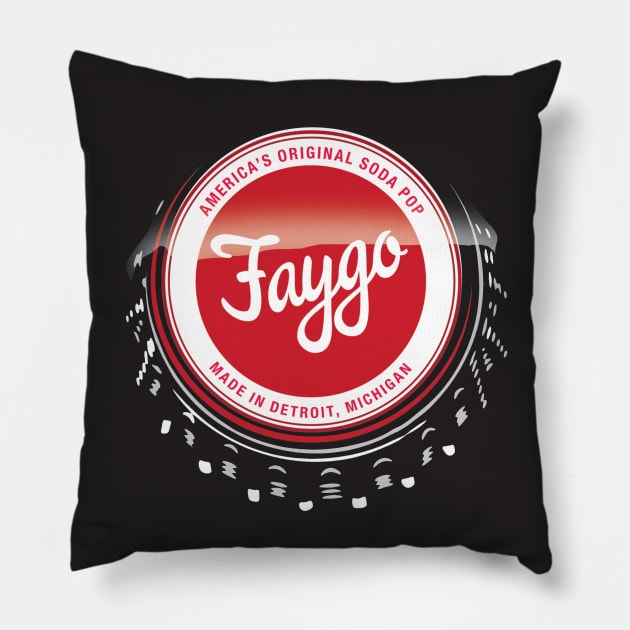 Faygo Bottle Cap Pillow by Midcenturydave