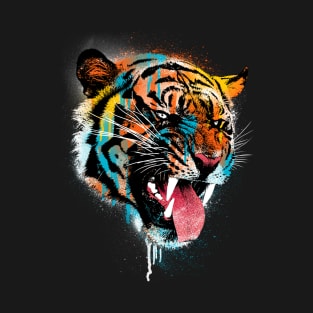 Fashion Color Tiger T-Shirt