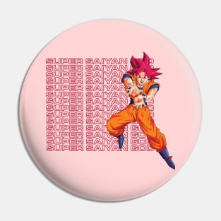 Super Saiyan God Goku Pin