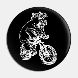 SEEMBO Hippopotamus Cycling Bicycle Bicycling Biking Bike Pin