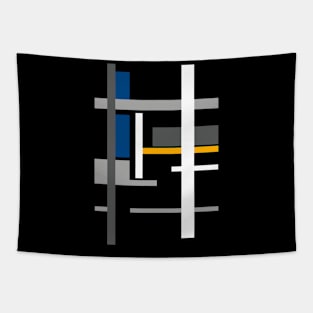 Geometric Abstract Composition Tapestry