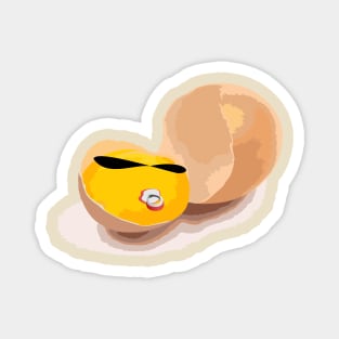 Baby in Egg Yolk Magnet