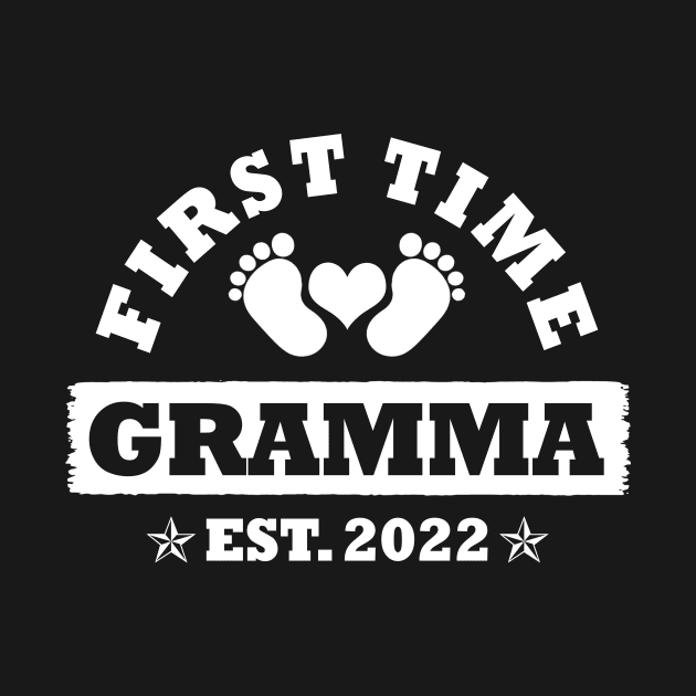 First Time Gramma Est 2022 Funny New Grandma Gift by Penda