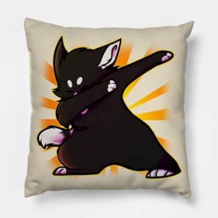 Funny Dabbing Cat Pillow