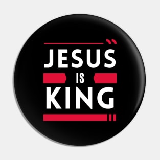 Jesus Is King | Christian Pin