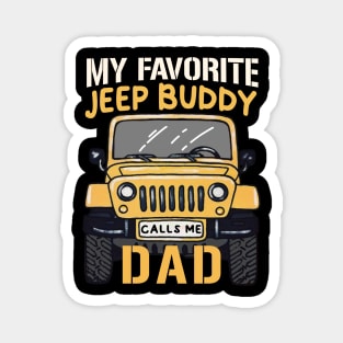 Jeep Dad Definition Magnet