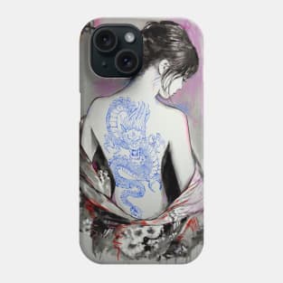 Dragon blue Phone Case