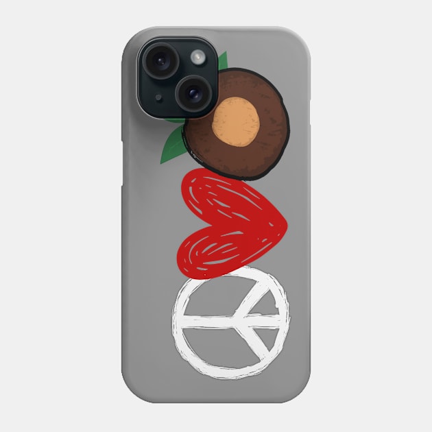 Peace Love Buckeyes Phone Case by Official Friends Fanatic