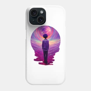 Near death experience under the tunnel paintings Phone Case