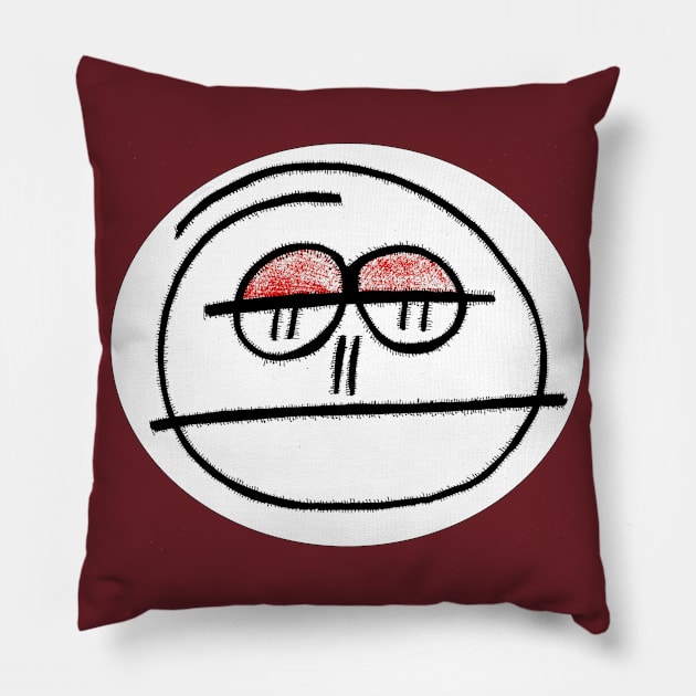 SAD DAD by Senseless Babble Pillow by Senseless Babble