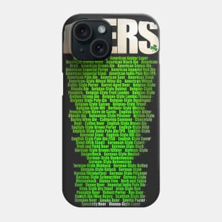 types of beer of the world, edition St. Patrick's day Phone Case