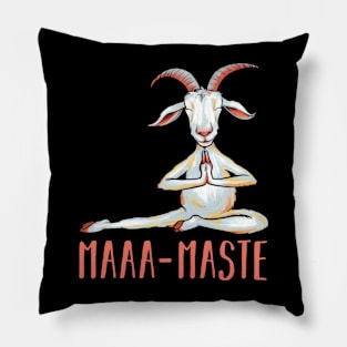 Maaa-Maste Goat Yoga Pillow